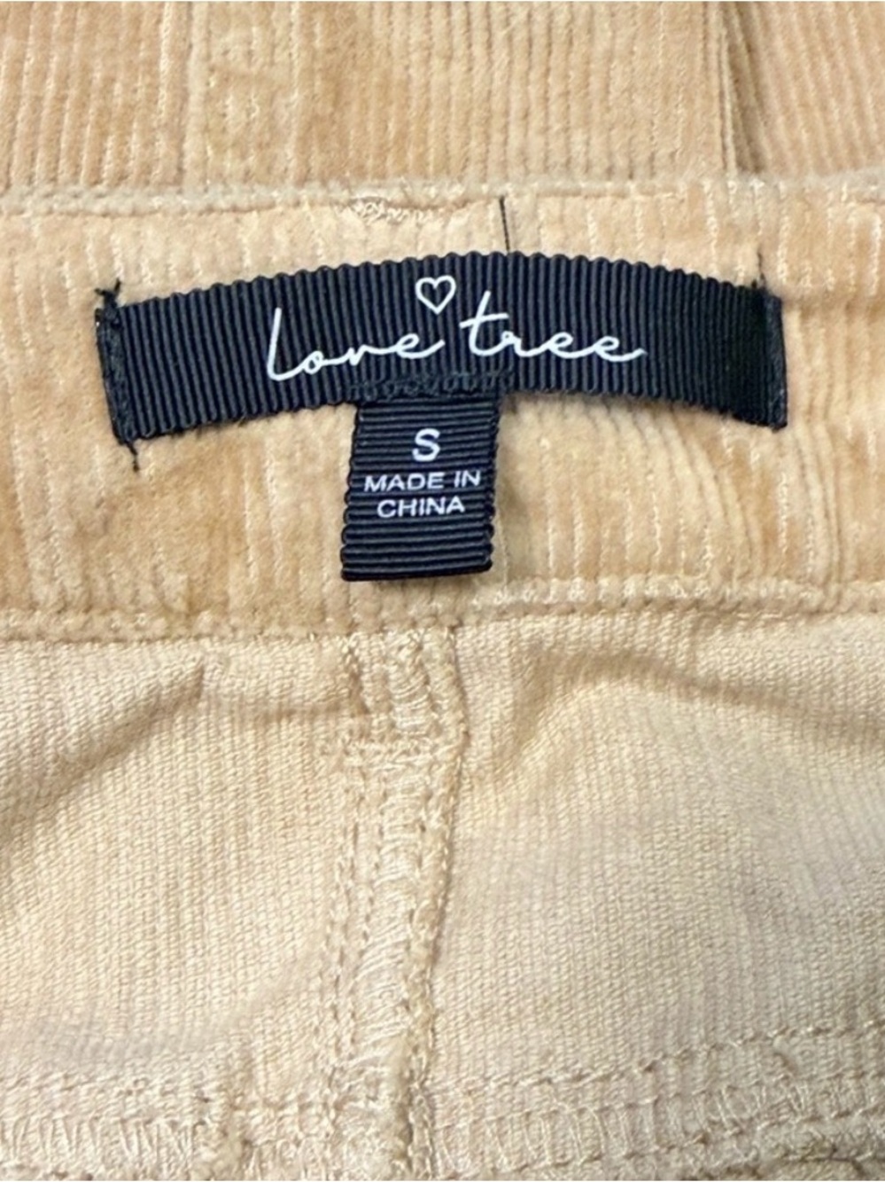 Tan Corduroy Button-Front Midi Skirt with Tie Waist - Picture 5 of 8
